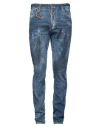 Dsquared2 Man Jeans Blue Size 40 Cotton, Elastane In Blue