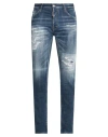 Dsquared2 Man Jeans Blue Size 40 Cotton, Elastane In Blue