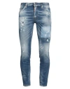 Dsquared2 Man Jeans Blue Size 40 Cotton, Elastane In Blue