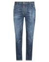 Dsquared2 Man Jeans Blue Size 40 Cotton, Polyester, Elastane In Blue