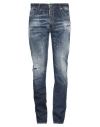 Dsquared2 Man Jeans Blue Size 42 Cotton, Elastane In Blue