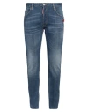 Dsquared2 Man Jeans Blue Size 36 Cotton, Elastane In Blue