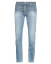 Dsquared2 Man Jeans Blue Size 40 Cotton, Elastomultiester, Elastane In Blue