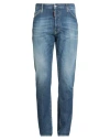 Dsquared2 Man Jeans Blue Size 42 Cotton, Polyester, Elastane In Blue