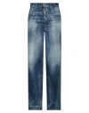 Dsquared2 Woman Jeans Blue Size 10 Cotton, Elastane In Blue