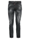 Dsquared2 Man Jeans Charcoal Size 32 Cotton, Elastane In Grey