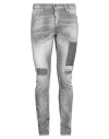 Dsquared2 Man Jeans Grey Size 32 Cotton, Elastane In Gray