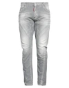 Dsquared2 Man Jeans Grey Size 40 Cotton, Elastane