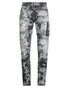 Dsquared2 Man Jeans Grey Size 38 Cotton, Elastane In Grey