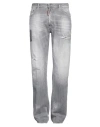 Dsquared2 Man Jeans Light Grey Size 38 Cotton, Elastane In Grey