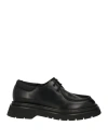 Dsquared2 Man Lace-up Shoes Black Size 9 Leather, Textile Fibers In Black