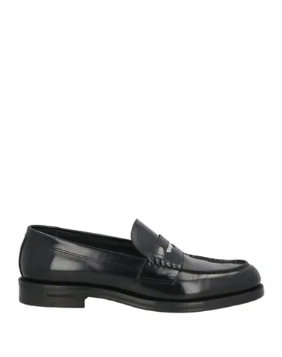 Dsquared2 Man Loafers Black Size 8.5 Leather