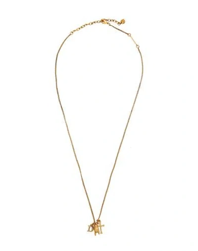 Dsquared2 Man Necklace Gold Size - Silver, Brass