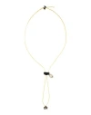 Dsquared2 Man Necklace Ocher Size - Textile Fibers In Yellow