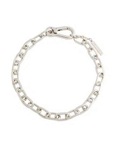 Dsquared2 Man Necklace Silver Size - Aluminum, Zamak, Iron