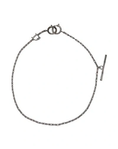 Dsquared2 Man Necklace Lead Size - Brass In Grey