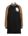 Dsquared2 Logo-appliqué Varsity Coat In Black