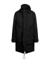 Dsquared2 Man Overcoat & Trench Coat Black Size 42 Polyamide In Black