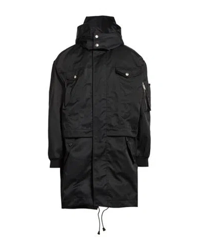 Dsquared2 Man Overcoat & Trench Coat Black Size 42 Polyester