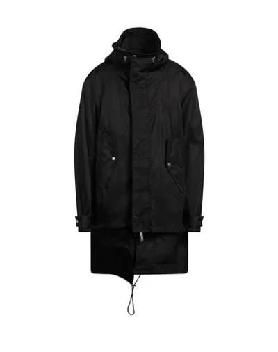 Dsquared2 Man Overcoat & Trench Coat Black Size 42 Polyamide
