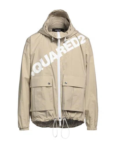 Dsquared2 Overcoats In Beige