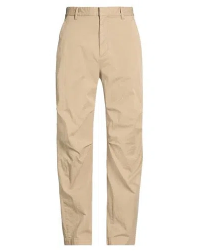 Dsquared2 Man Pants Beige Size 32 Cotton, Elastane In Brown