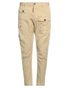 Dsquared2 Logo-patch Cargo Pants In Beige