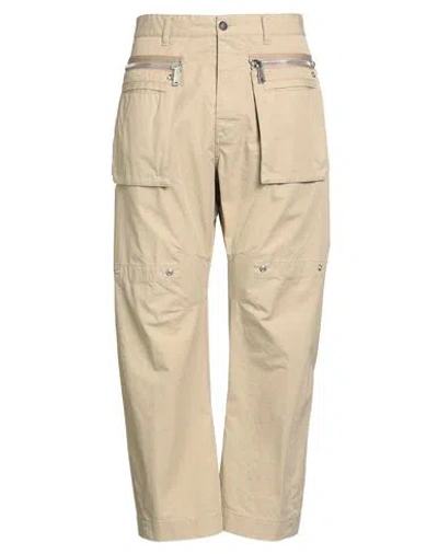 Dsquared2 Man Pants Beige Size 34 Cotton In Neutral