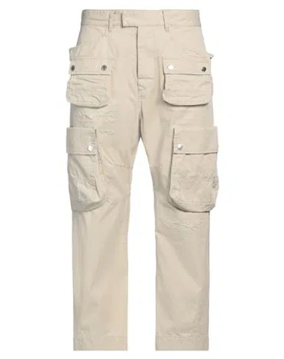 Dsquared2 Man Pants Beige Size 36 Cotton