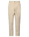 Dsquared2 Man Pants Beige Size 38 Cotton
