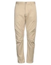 Dsquared2 Man Pants Beige Size 36 Cotton, Elastane