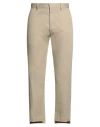 Dsquared2 Man Pants Beige Size 36 Cotton, Elastane In Neutral