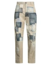 Dsquared2 Straight-leg Patchwork Jeans In Neutral
