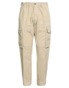 Dsquared2 Man Pants Beige Size 36 Cotton, Elastane In Neutral