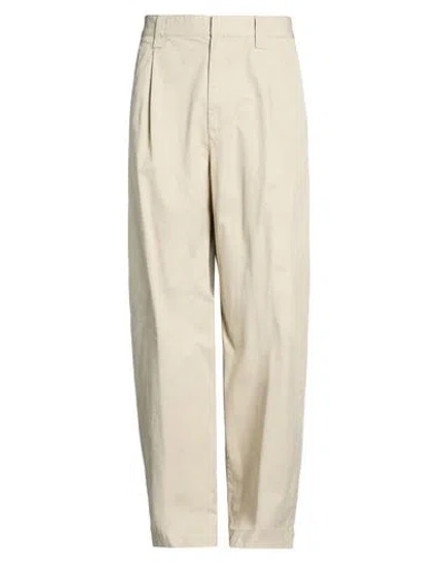 Dsquared2 Man Pants Beige Size 36 Cotton In Nude