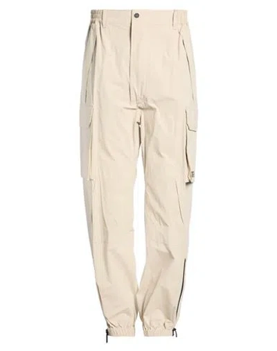 Dsquared2 Man Pants Beige Size 38 Cotton, Elastane In Neutral