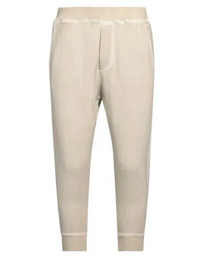 Dsquared2 Man Pants Beige Size L Cotton, Elastane
