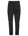 Dsquared2 Tapered Cotton Cargo Trousers In Black