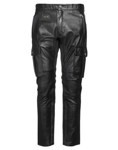 Dsquared2 Man Pants Black Size 36 Calfskin