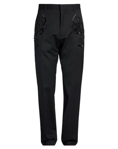 Dsquared2 Man Pants Black Size 36 Virgin Wool, Elastane