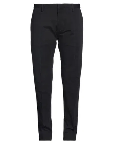 Dsquared2 Man Pants Black Size 38 Cotton, Elastane In Multi