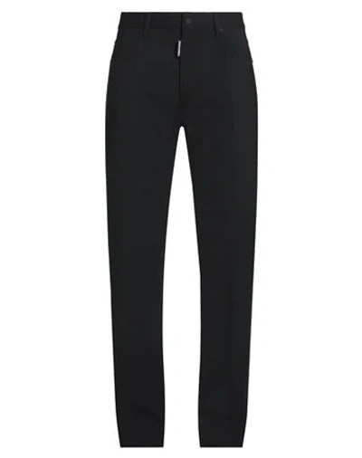 Dsquared2 Man Pants Black Size 38 Virgin Wool, Elastane