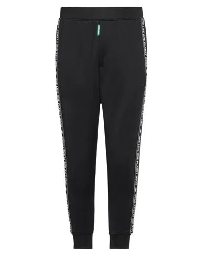 Dsquared2 Man Pants Black Size Xxl Polyester, Cotton, Elastane In Black