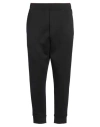 Dsquared2 Cotton Track-pants Elastic Waistband In Black