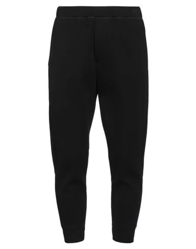 DSQUARED2 DSQUARED2 MAN PANTS BLACK SIZE L VISCOSE, ELASTANE