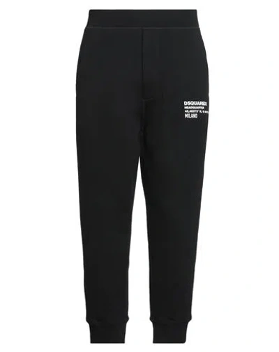 Dsquared2 Man Pants Black Size Xxl Cotton