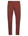 Dsquared2 Man Pants Brown Size 32 Cotton, Elastane