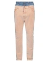 Dsquared2 Man Pants Camel Size 40 Cotton, Elastane In Beige