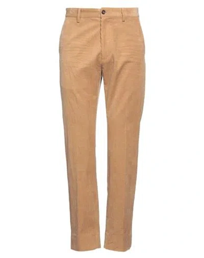 Dsquared2 Man Pants Camel Size 34 Cotton In Beige