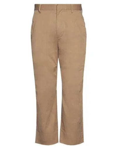Dsquared2 Man Pants Camel Size 34 Cotton, Elastane In Beige
